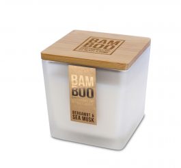 Bamboo Large Candle - Bergamot & Sea Musk