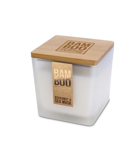 Bamboo Large Candle - Bergamot & Sea Musk