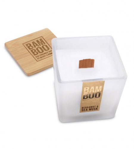 Bamboo Large Candle - Bergamot & Sea Musk - Image 2