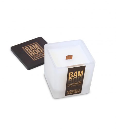 Bamboo Small Candle - Patchouli & Guaiac Wood - Image 2
