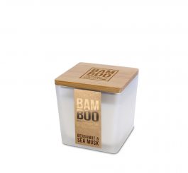 Bamboo Small Candle - Bergamot & Sea Musk