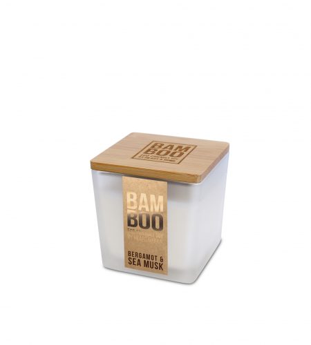 Bamboo Small Candle - Bergamot & Sea Musk