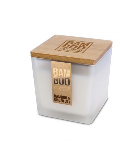 Bamboo Large Candle - Bamboo & Ginger Lily