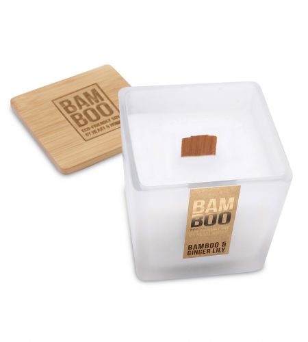Bamboo Large Candle - Bamboo & Ginger Lily - Image 2