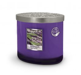 2 Wick Ellipse Candle - Lavender & Sage