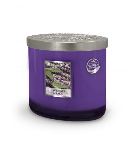 2 Wick Ellipse Candle - Lavender & Sage