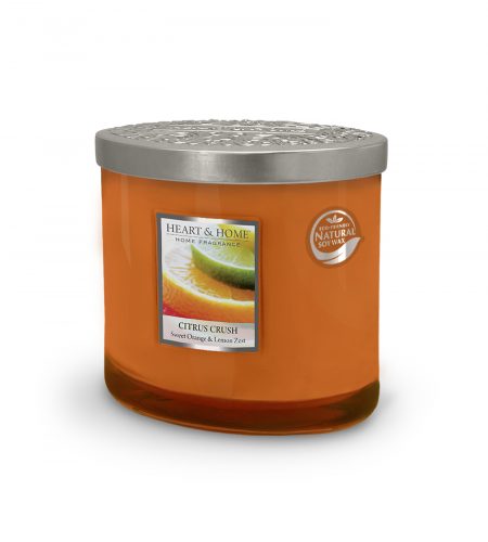2 Wick Ellipse Candle - Citrus Crush
