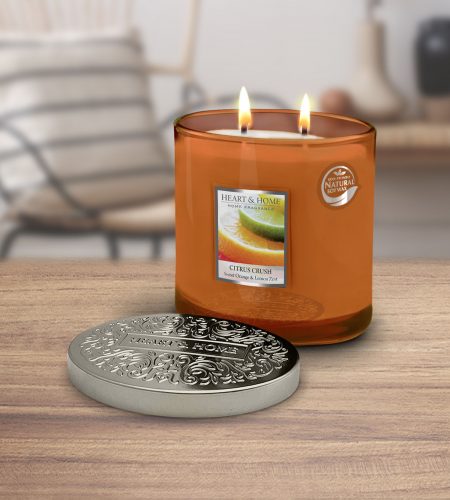 2 Wick Ellipse Candle - Citrus Crush - Image 2
