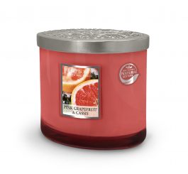 2 Wick Ellipse Candle - Pink Grapefruit & Cassis