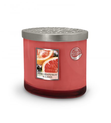 2 Wick Ellipse Candle - Pink Grapefruit & Cassis