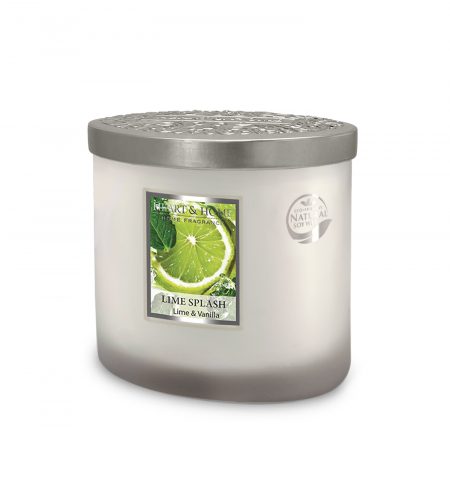 2 Wick Ellipse Candle - Lime Splash