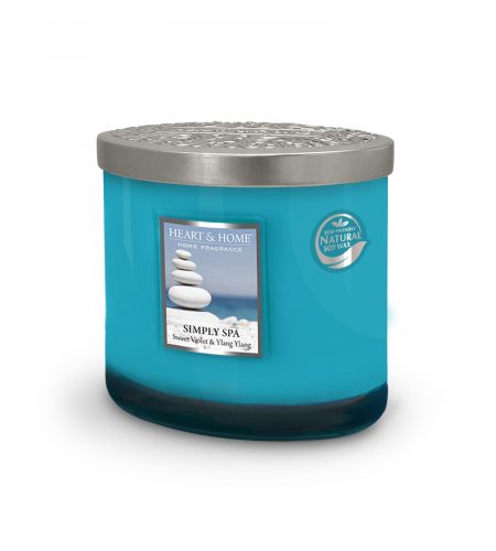 2 Wick Ellipse Candle - Simply Spa