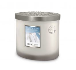 2 Wick Ellipse Candle - Fresh Linen