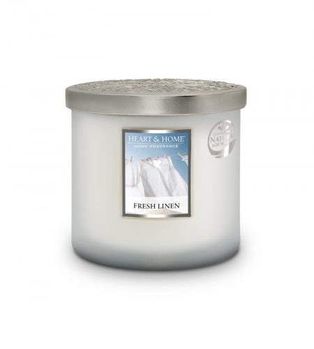 2 Wick Ellipse Candle - Fresh Linen - Image 3