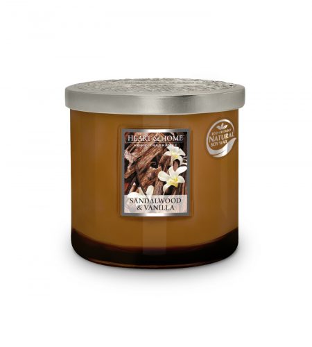2 Wick Ellipse Candle - Sandalwood & Vanilla - Image 3