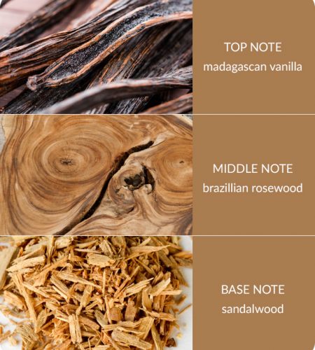 Bamboo Soy Wax Melt - Rosewood & Vanilla - Image 3