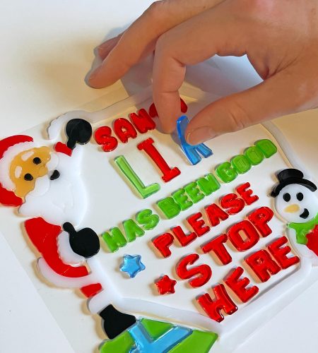 Santa Stop Here Window Gels - Image 2