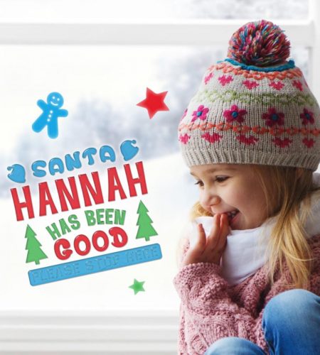 Santa Stop Here Window Gels - Image 3