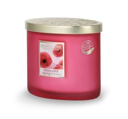 2 Wick Ellipse Candle - With Love
