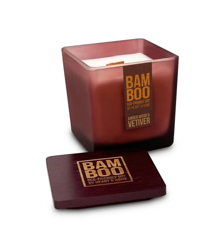 Bamboo Large Candle - Amber Wood & Vetiver - Image 3