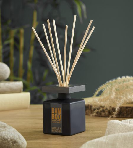 Bamboo Reed Diffuser - Vanilla & White Woods - Image 2