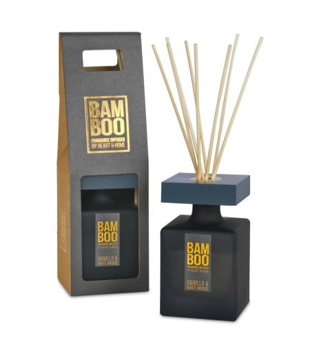Bamboo Large Reed Diffuser - Vanilla & White Woods