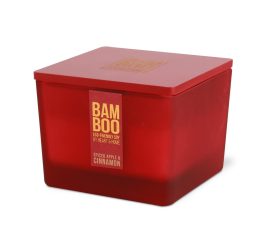 Bamboo Centrepiece Candle - Spiced Apple & Cinnamon