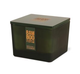 Bamboo Centrepiece Candle - Winter Pine & Cedarwood