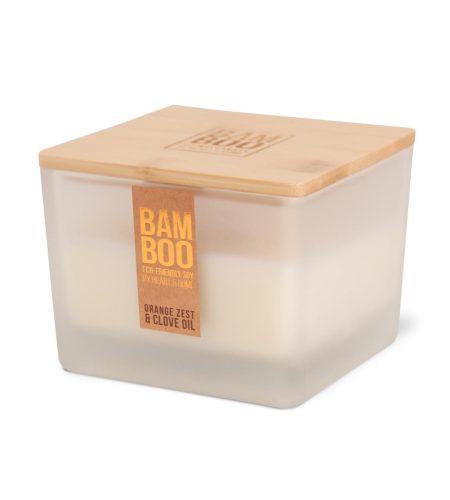 Bamboo Centrepiece Candle - Orange Zest & Clove Oil