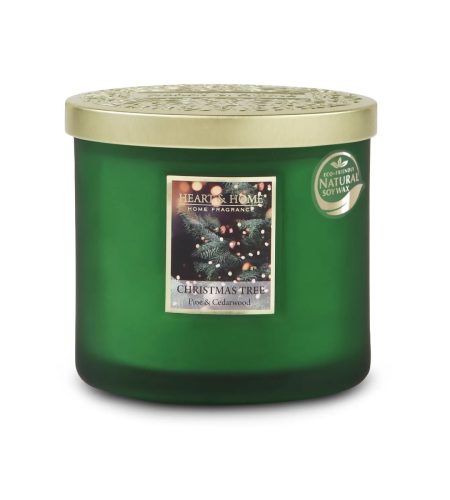 2 Wick Ellipse Candle - Christmas Tree - Image 2