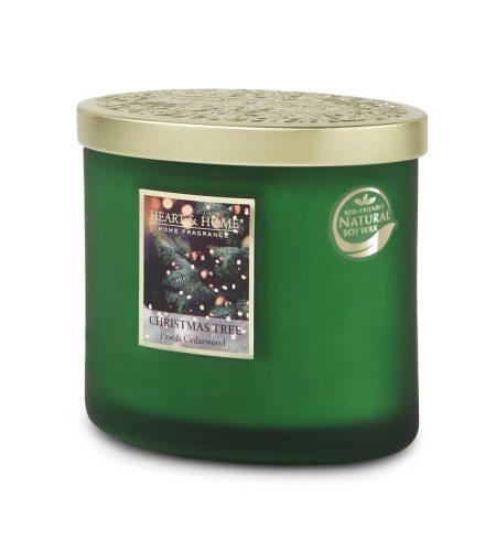 2 Wick Ellipse Candle - Christmas Tree