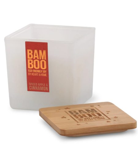 Bamboo Large Candle - Spiced Apple & Cinnamon - Image 2