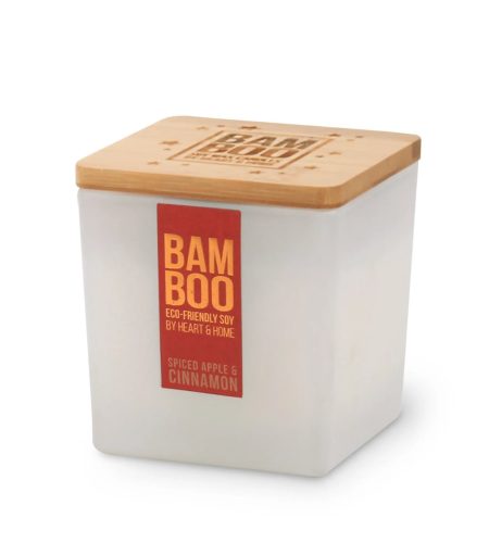 Bamboo Large Candle - Spiced Apple & Cinnamon