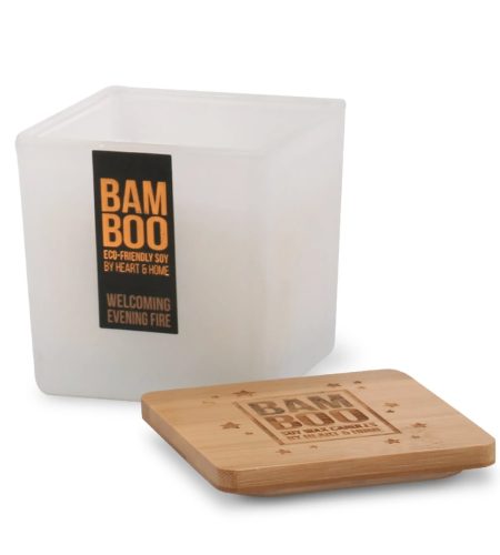 Bamboo Large Candle - Welcoming Evening Fire - Image 2