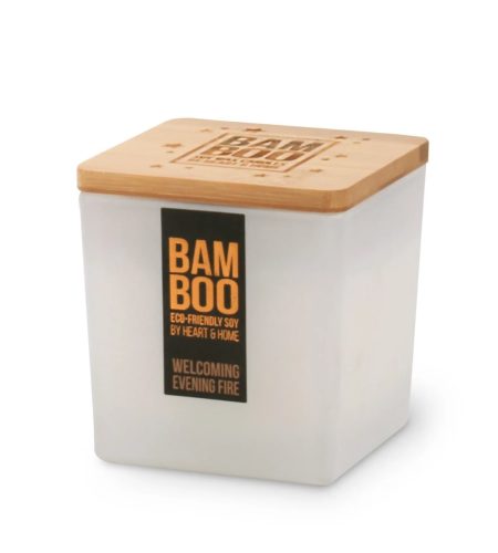 Bamboo Large Candle - Welcoming Evening Fire