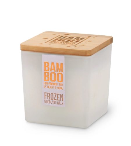 Bamboo Large Candle - Frozen Woodland Walk