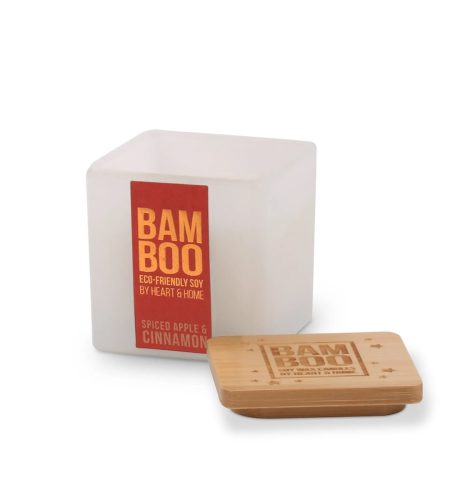 Bamboo Small Candle - Spiced Apple & Cinnamon - Image 2