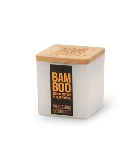 Bamboo Small Candle - Welcoming Evening Fire