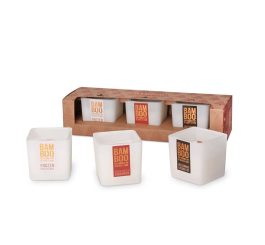 Bamboo Mini Candle - Gift Set
