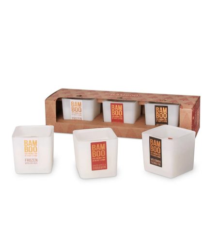 Bamboo Mini Candle - Gift Set