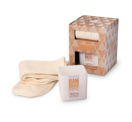 Bamboo Small Candle & Socks - Gift Set