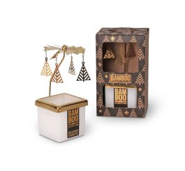 Bamboo Small Candle & Carousel - Gift Set