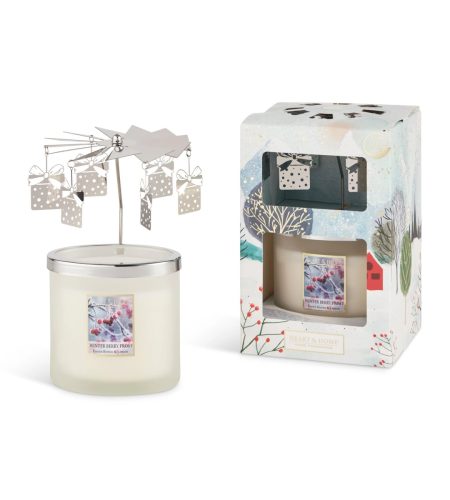 Gift Set - Winter Berry Frost Twin Wick & Carousel