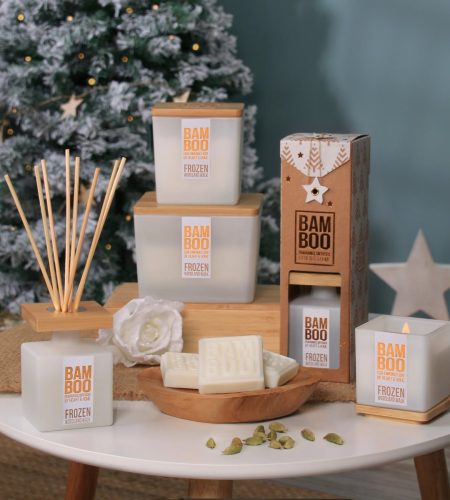 Bamboo Large Candle - Frozen Woodland Walk - Image 4