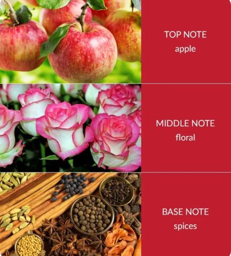 Bamboo Centrepiece Candle - Spiced Apple & Cinnamon - Image 3