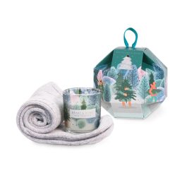 Candle & Socks - Gift Set